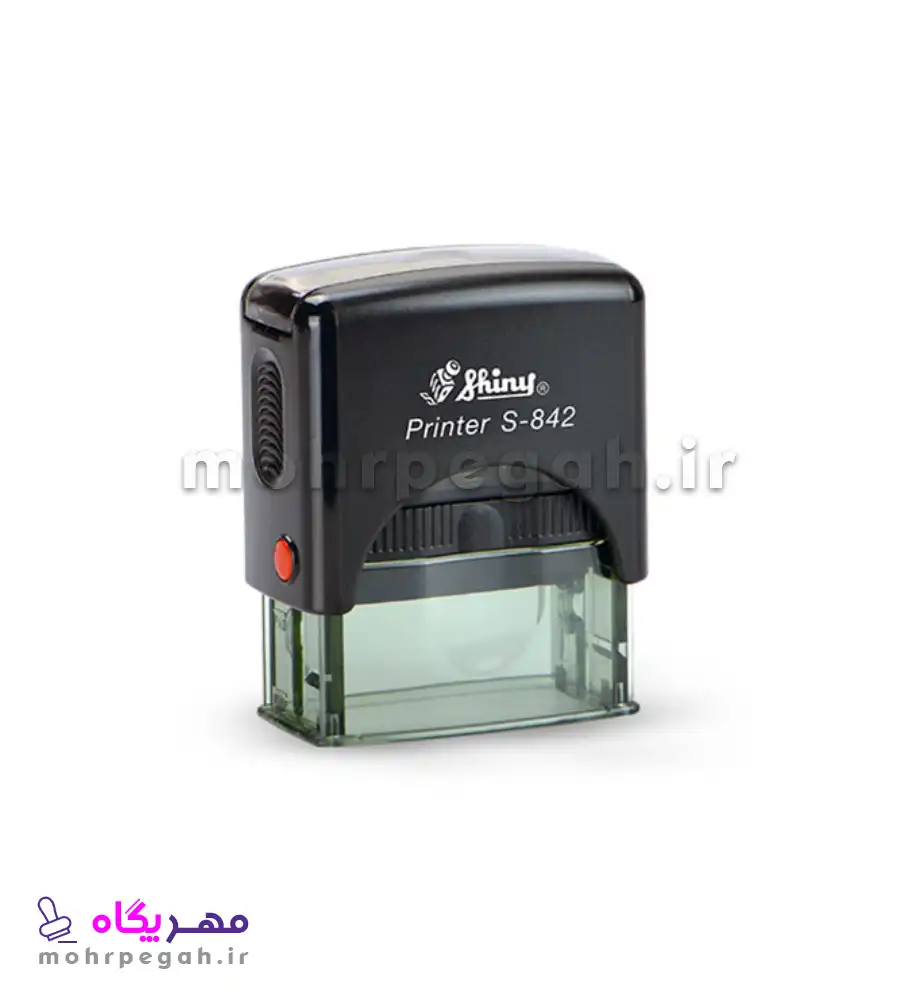 Shiny S-842 Rectangular Gelatin Stamp-mohrpegah.com-5 مهر ژلاتینی مستطیل Shiny S-842