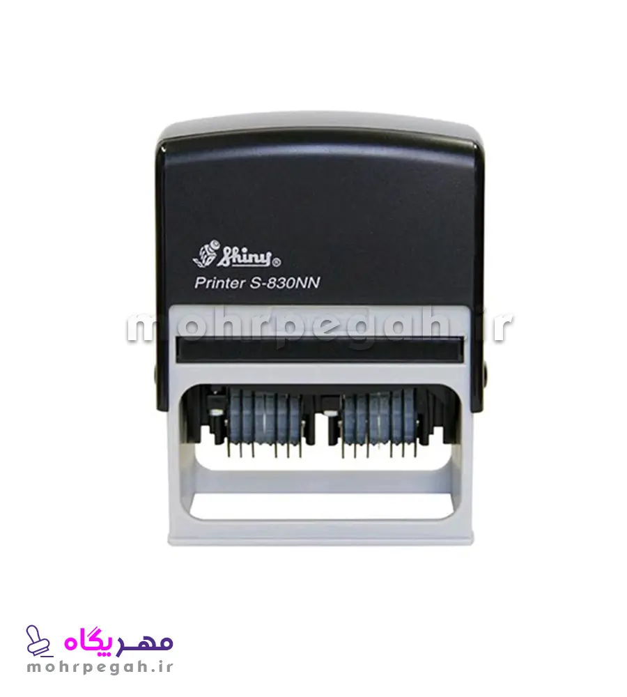 Shiny S-830NN مهر ژلاتینی مستطیل دو شماره Shiny S-830NN - تصویر 1