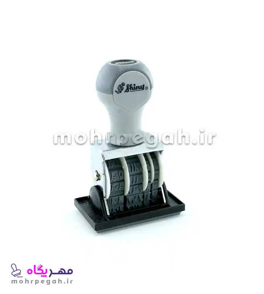 Shiny S-67 مهر ژلاتینی تاریخ دار دستی Shiny S-67
