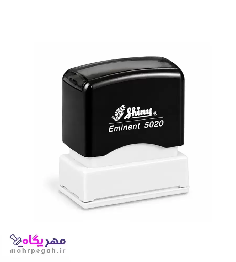 مهر لیزری مستطیل EK-5020 مهر لیزری شاینی مدل EK-5020 بدنه آبی مهر پگاه
