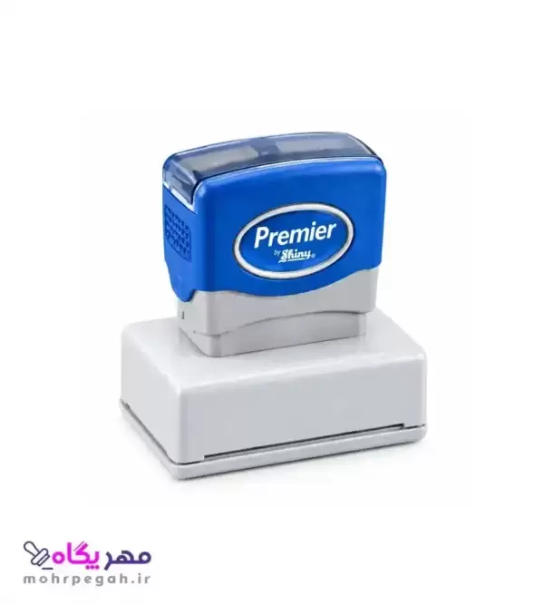 مهر لیزری شاینی مدل Ea-105 بدنه آبی مهر پگاه