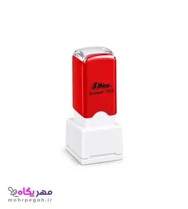 مهر لیزری شاینی مدل Ek-1313 بدنه قرمز مهر پگاه