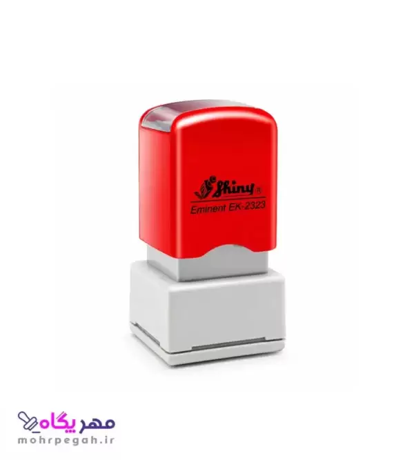 مهر لیزری شاینی مدل Ek-2323 بدنه قرمز مهر پگاه