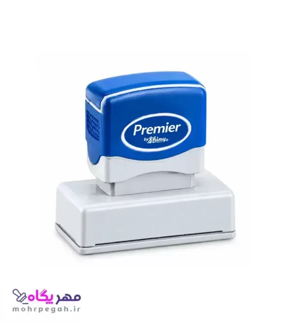 مهر لیزری شاینی مدل Ea-150 بدنه آبی مهر پگاه