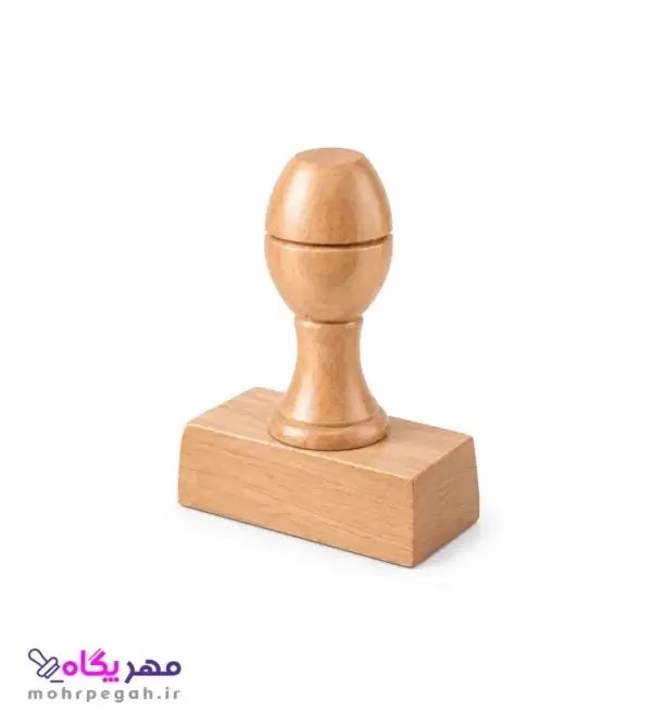 مهر ژلاتینی با دسته چوبی